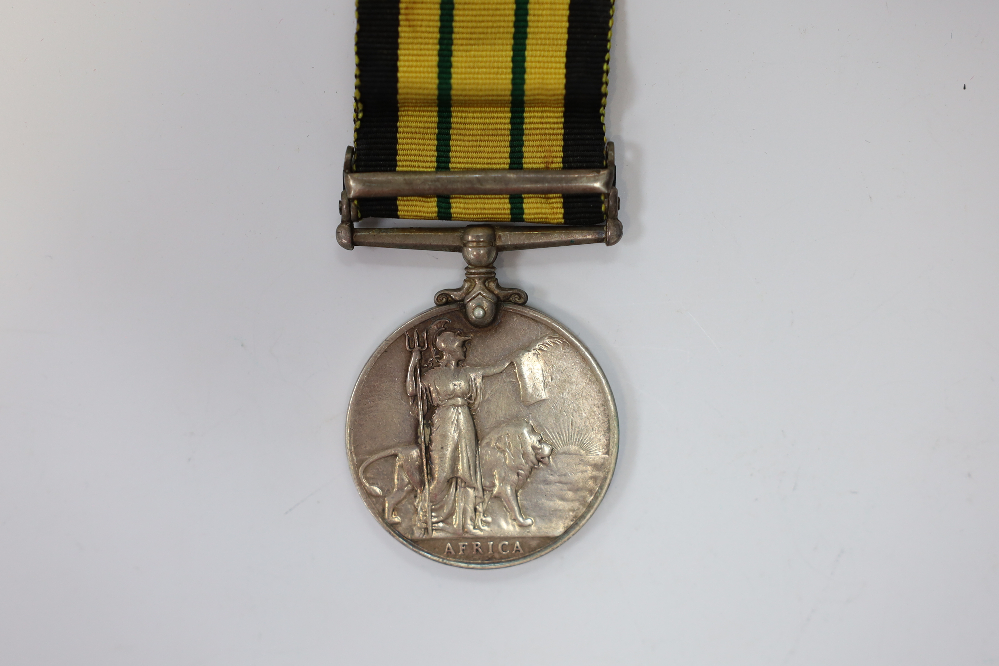 An Africa General Service medal with Somaliland 1920 clasp to 5979 Pte. Chindungwa, 2-K.A.RIF.